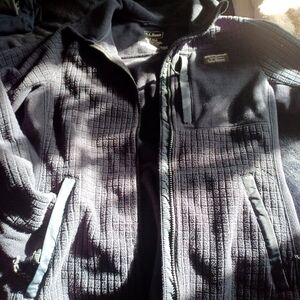 Llbean Womans Small Black Wind Proof Light Jacket